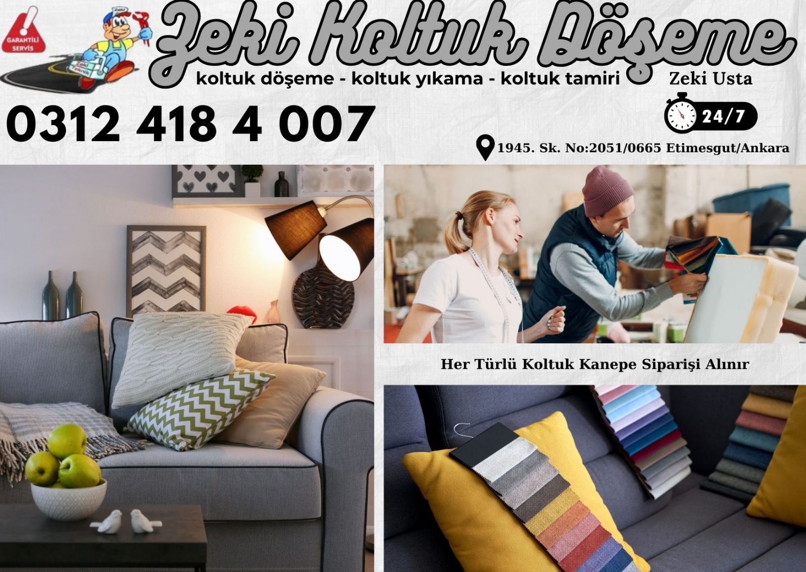 Etimesgut Koltuk Döşeme